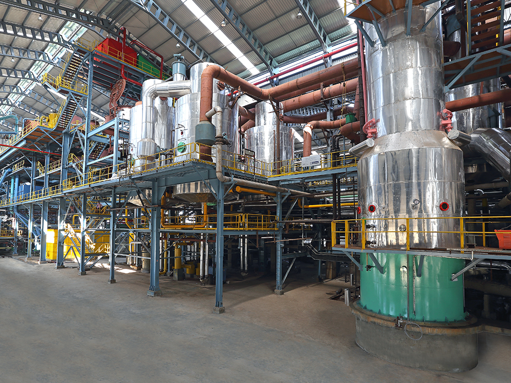 Inside a Brazilian sugar mill